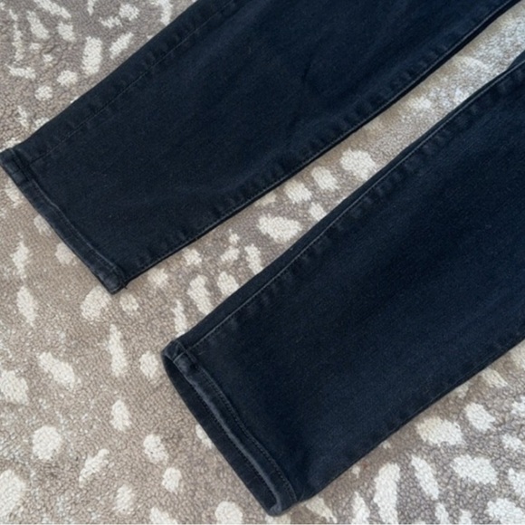 MOTHER The High Waisted Looker Embroidered‎ Washed Black Blackbird Jeans 27 - Picture 8 of 10